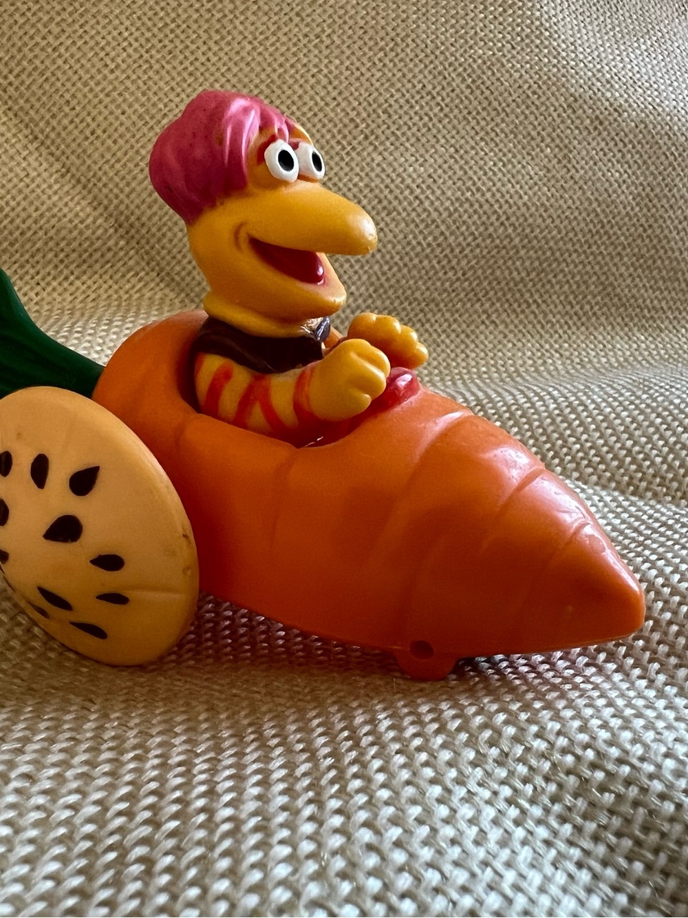 McDonald's 1988 Fraggle Rock Gobo Carrot Car